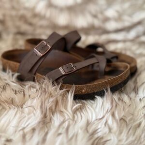 Brown Birkenstock Mayari Sandals